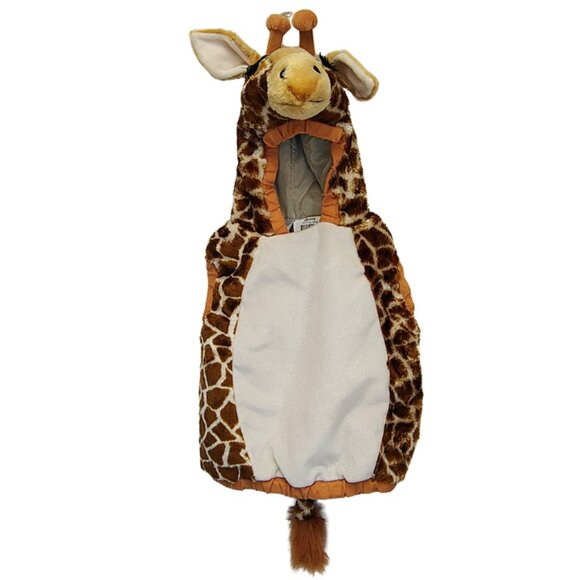 Giraffe Toddler Costume 24mos Halloween Plushy Animal Costume Warm Cuddly - Picture 1 of 9